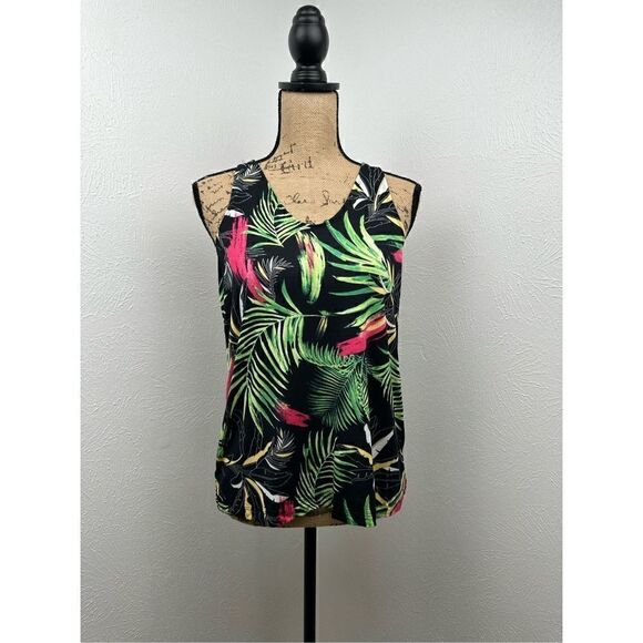 Ideology Women’s Multi Printed Tank Top Size Small - Picture 1 of 13